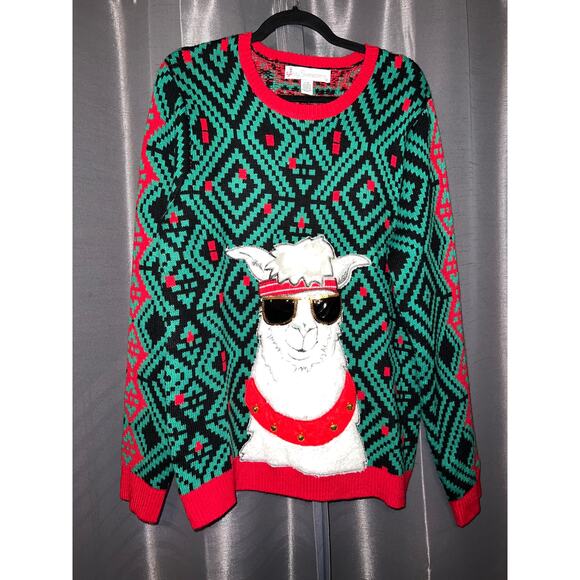 Ugly Christmas Sweater Xmas Size Large - Picture 1 of 3